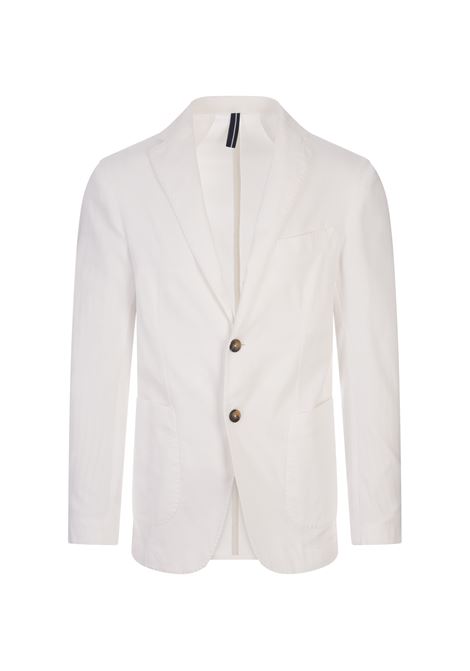 White Oxford Cotton Blazer RUSSO CAPRI | 3111/0000